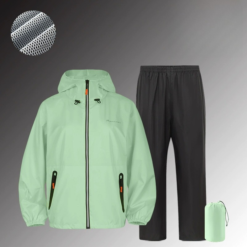 Fishing Rain Suit - ชุดกันฝนแบบเต็มตัว สะท้อนแสง สำหรับปั่นจักรยาน ตกปลา กิจกรรมกลางแจ้ง สำหรับผู้ชายและผู้หญิง