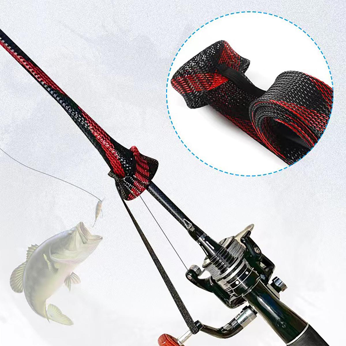 ปลอกหุ้มคันเบ็ดตกปลา ปลอกถักตา - Fishing Socks บทวิจารณ์และราคา