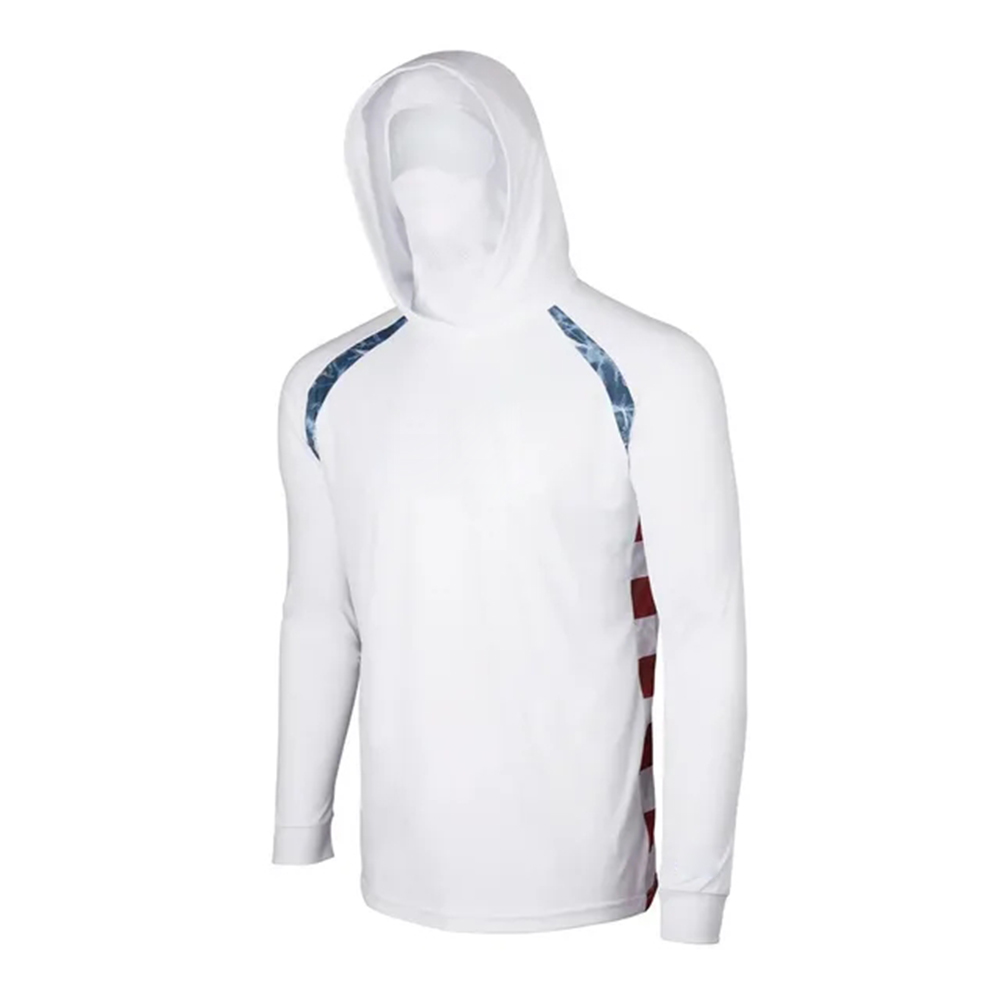 เสื้อฮู้ดตกปลาสำหรับผู้ชาย ลาย - Fishing Shirt Uv Protection บทวิจารณ์และราคา