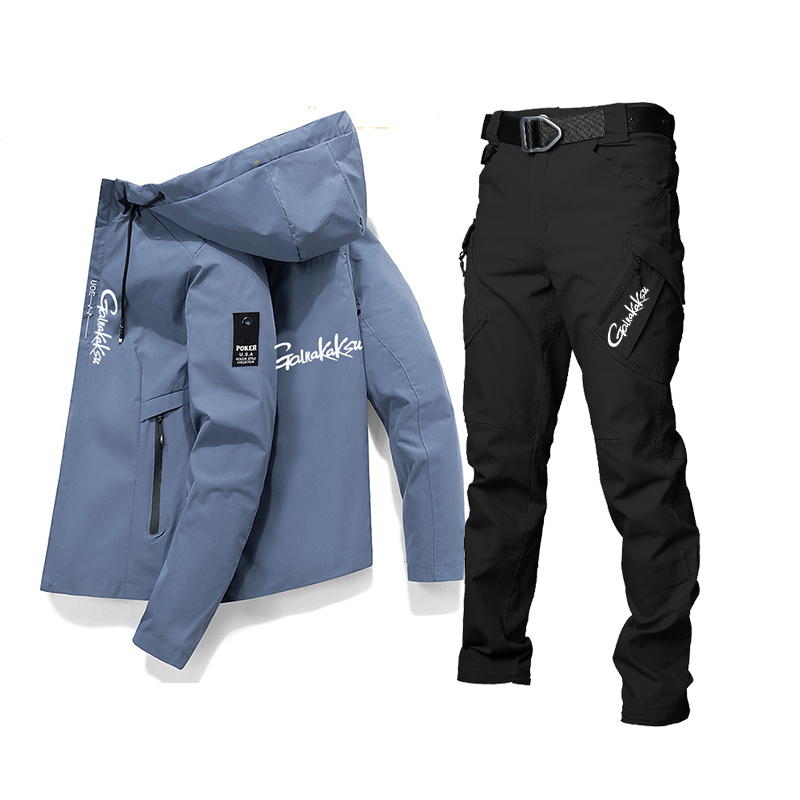 ชุดตกปลากางเกงเสื้อลำลองป้องกั - Fishing Rain Suit บทวิจารณ์และราคา