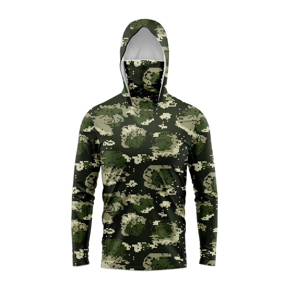 เสื้อตกปลาผู้ชายมีฮู้ด แขนยาว  - Fishing Shirt Uv Protection บทวิจารณ์และราคา